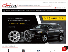 Tablet Screenshot of carkart.com
